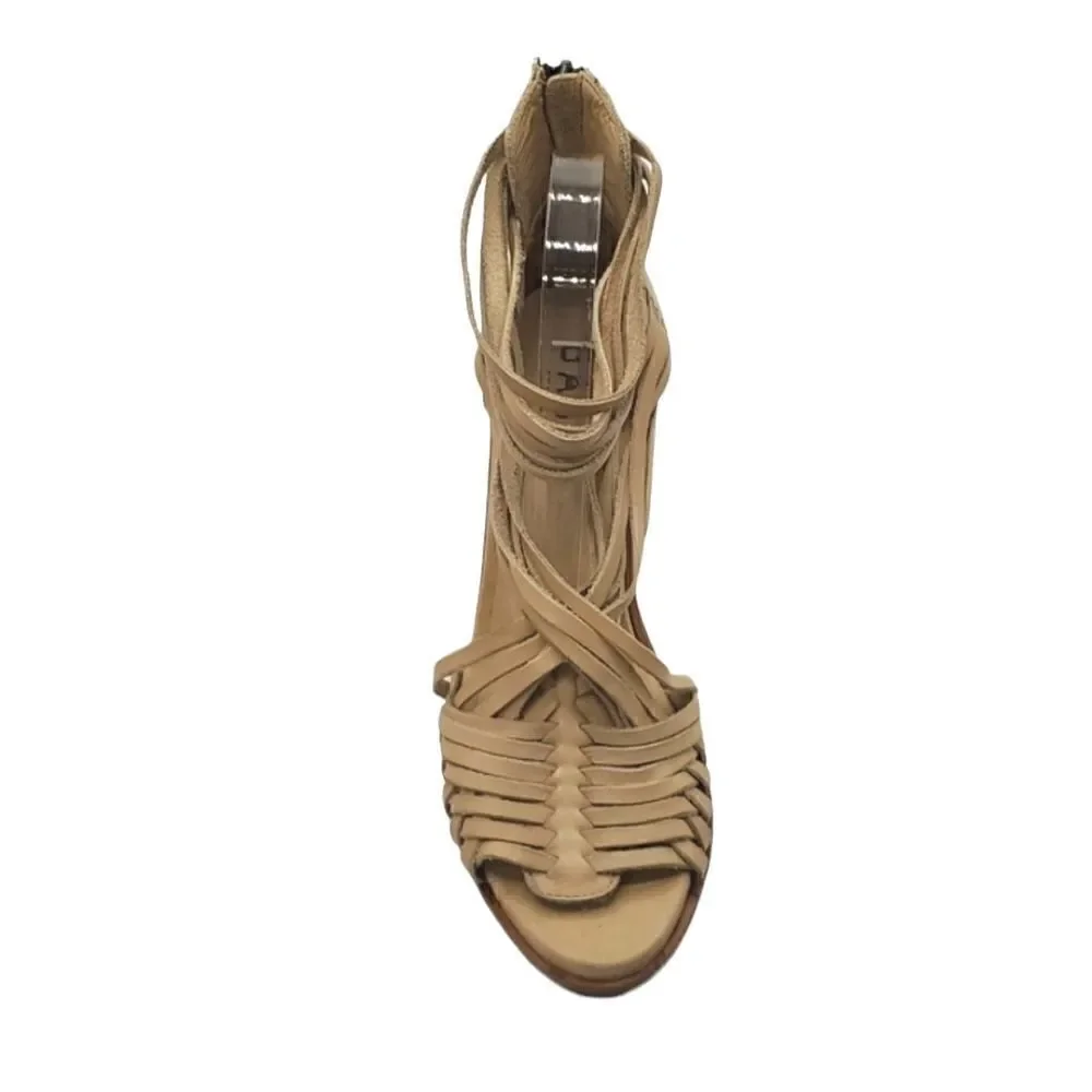 Baske California Hermosa Cross Strap Block Heel Sandal Size 9